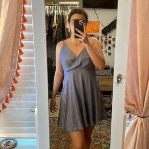 Express periwinkle dress